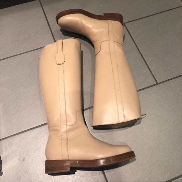 J.Crew Beverley leather riding boots - size 8 -EUC - Picture 6 of 8